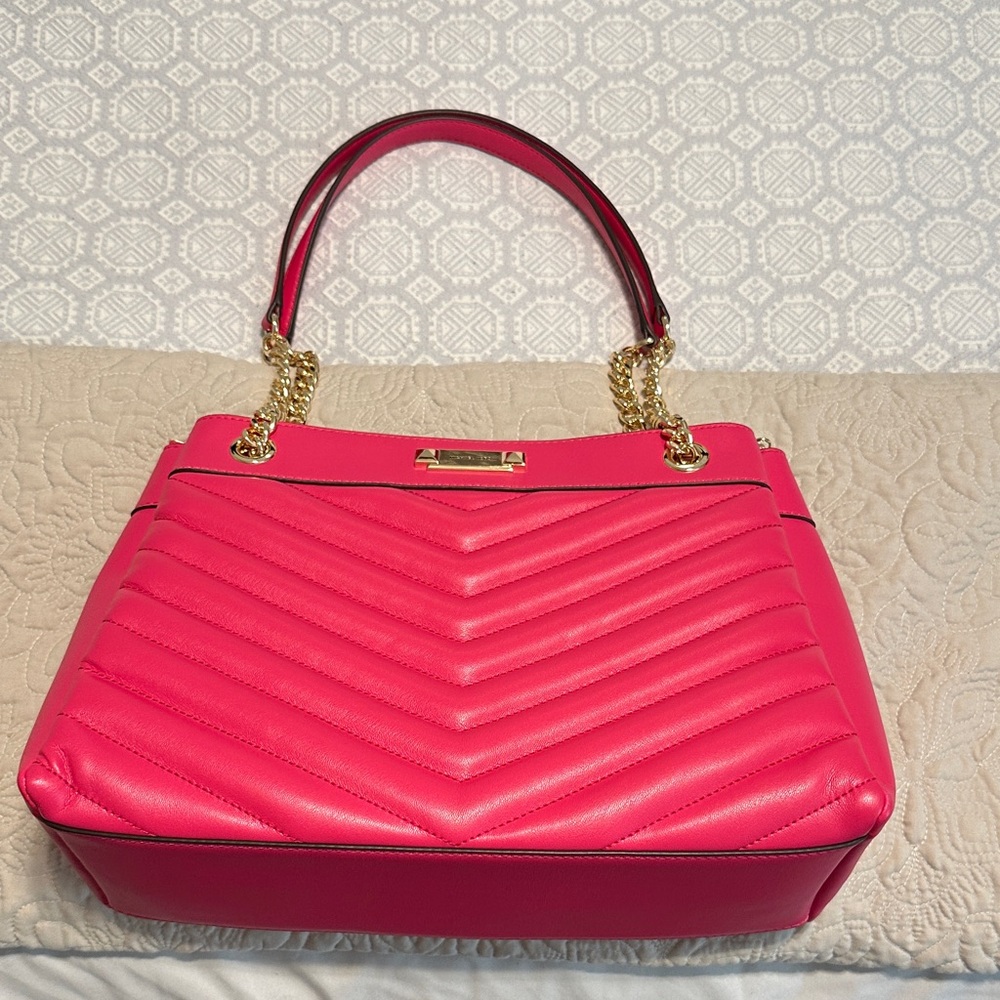 Michael Kors Pink Quilted Handbag
